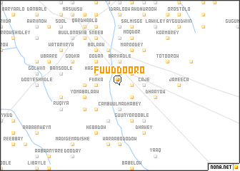 map of Fuud Dooro