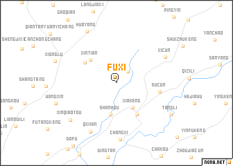 map of Fuxi