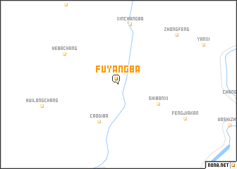 map of Fuyangba