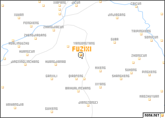 map of Fuzixi