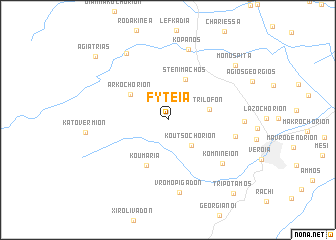 map of Fyteía