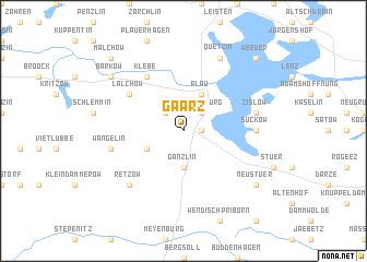 map of Gaarz