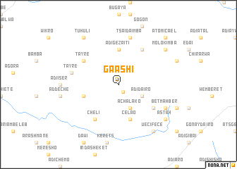 map of Gaʼāshī