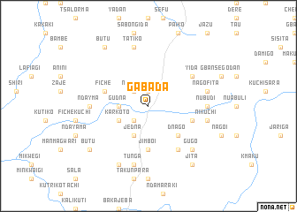 map of Gabada
