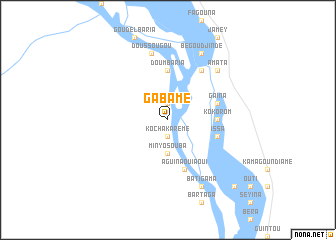map of Gabamé