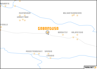 map of Gabardusa