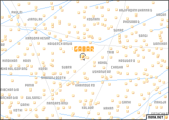 map of Gābar