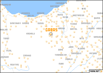 map of Gabas