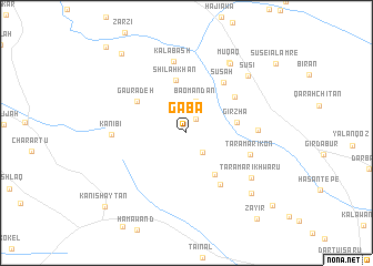 map of Gaba