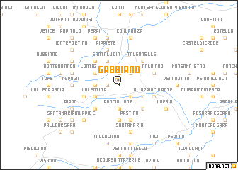 map of Gabbiano