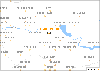 map of Gaberovo