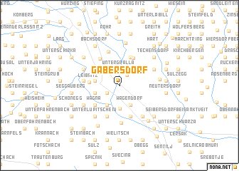map of Gabersdorf
