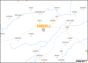 map of Gabgell