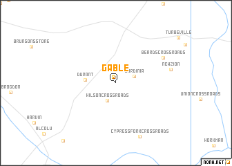 map of Gable