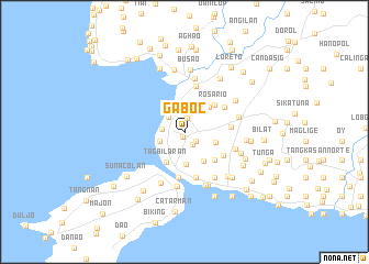 map of Gaboc