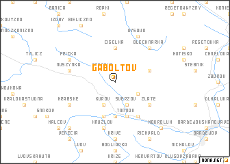 map of Gaboltov