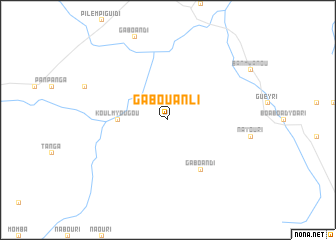 map of Gabouanli