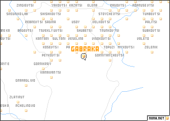 map of Gabraka