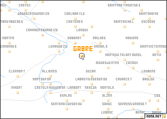 map of Gabre