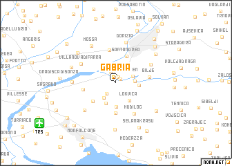 map of Gábria