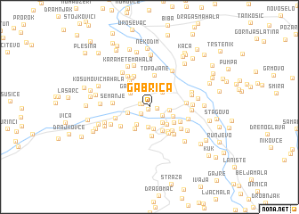 map of Gabrica