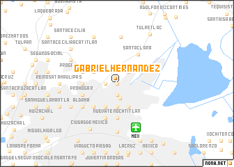 map of Gabriel Hernández