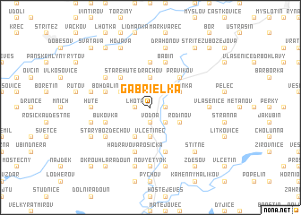 map of Gabrielka