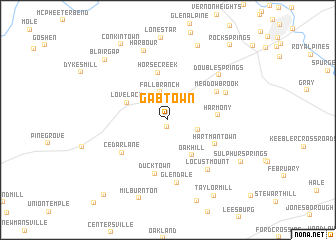 map of Gabtown