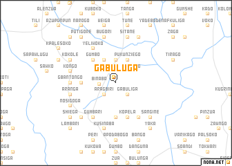 map of Gabuluga