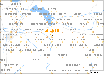 map of Gáceta