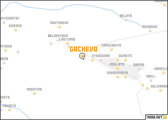 map of Gachevo