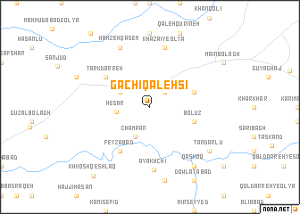 map of Gachī Qal‘ehsī