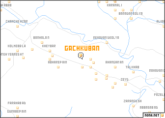 map of Gach Kūbān