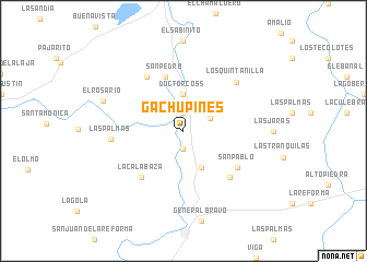map of Gachupines