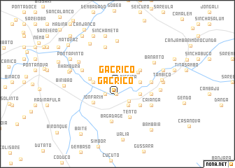 map of Gã Cricó