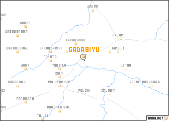 map of Gada Biyu