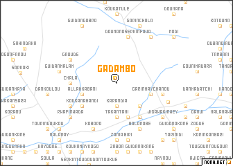 map of Gadambo