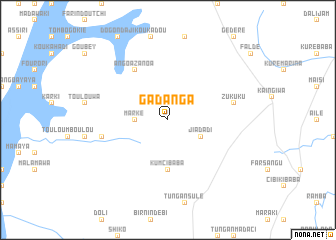 map of Gadanga
