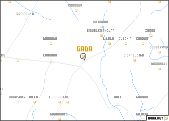 map of Gada