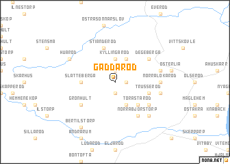 map of Gaddaröd