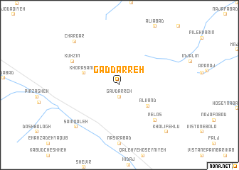 map of Gād Darreh