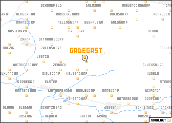 map of Gadegast