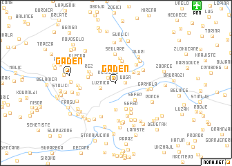 map of Gaden