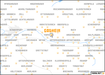 map of Gädheim