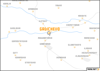 map of Gadichevo