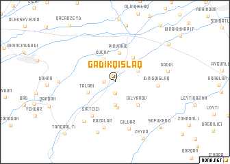 map of Gǝdikqışlaq