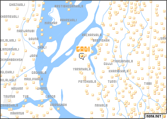 map of Gādi