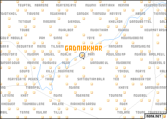 map of Gad Niakhar