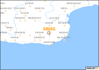 map of Gadog