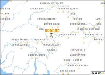 map of Gadong